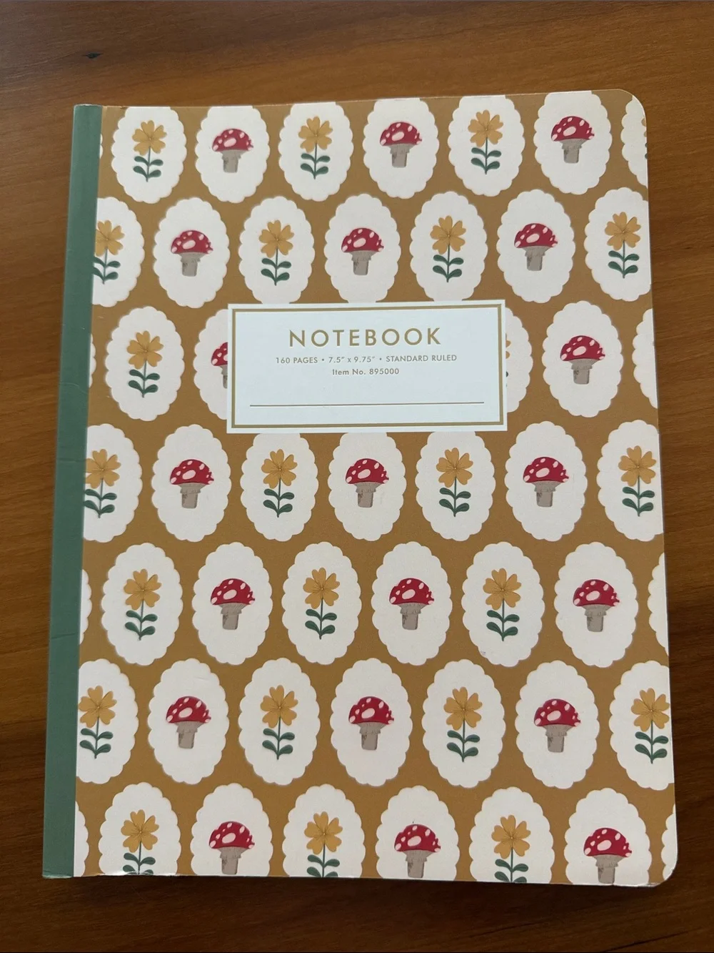 Fringe Studio Mushroom Notebook & Weekly Planner Desk Pad Set